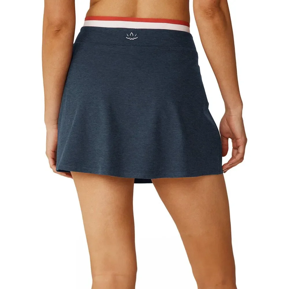 Beyond Yoga Spacedye Sea You There Wrap Skort Size Small Blue Athletic - Picture 2 of 10